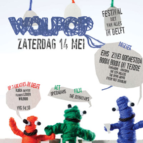 Drie GPZH 2011 winnaars 14 mei op Wolpop festival in Delft